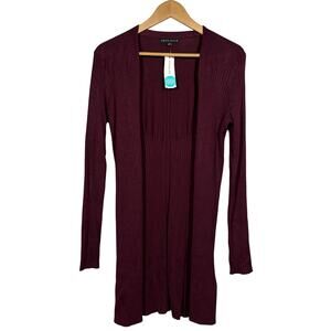 NEW! Love Ellie x Stitchfix Rayna Chevron Back Ribbed Knit Cardigan Sweater - M